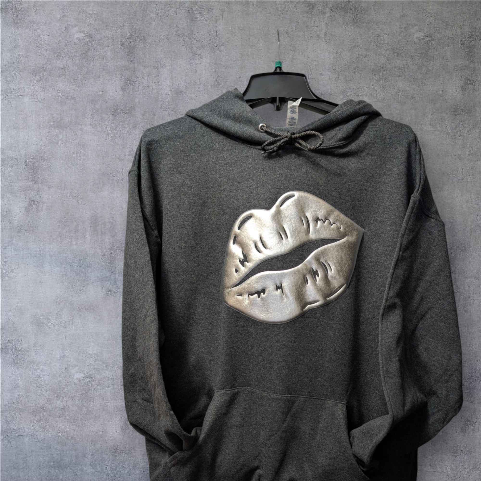 Metallic Puff Vinyl - 3D Puff Design - Hoodie and Crewneck
