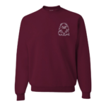 Pomeranian - Embroidered Design - Hoodie and Crewneck